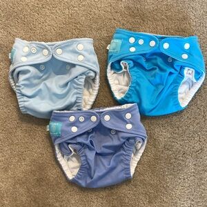 Charlie Banana One size pocket cloth diapers Set of 3